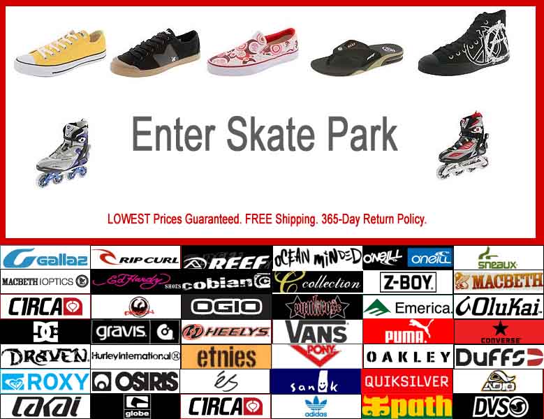 Skateboarding Shoes - Puma, DC, ES 